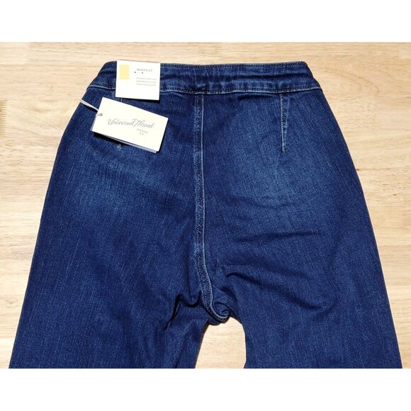 Universal Thread Dark Wash Adaptive Zippered Leg Bootcut Jeans -- Size 10 30R - Picture 6 of 10